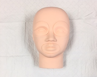 Mannequin Head with Inserts